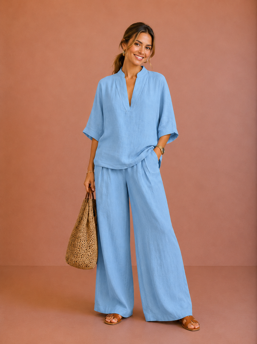 Bleu clair / 3XL