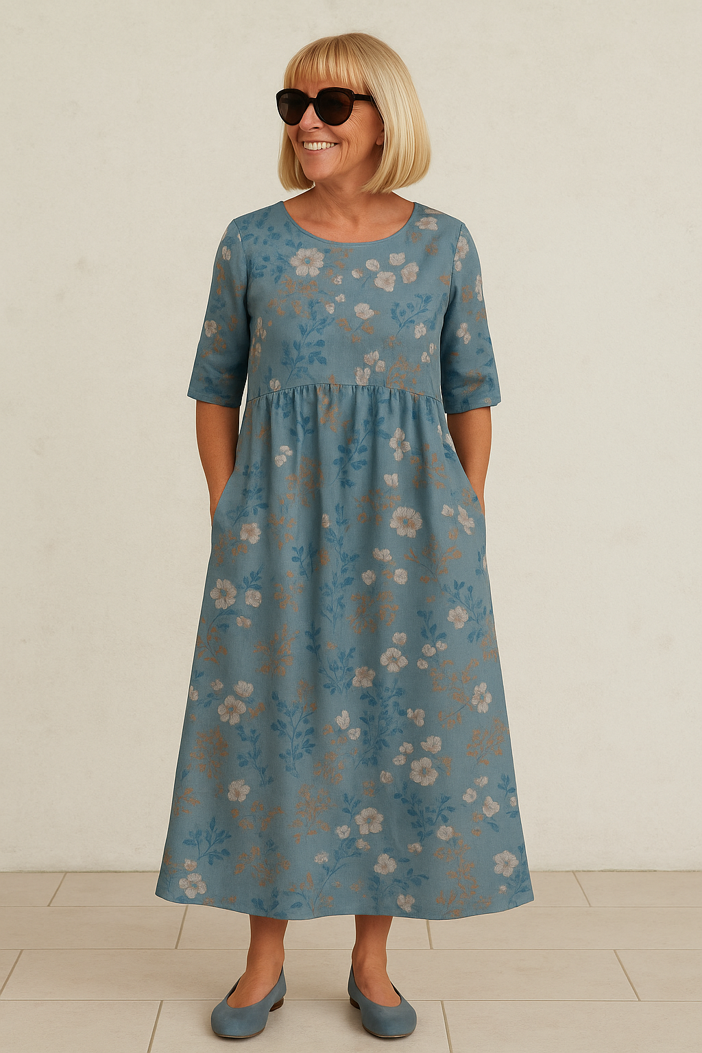 Bleu clair / 4XL